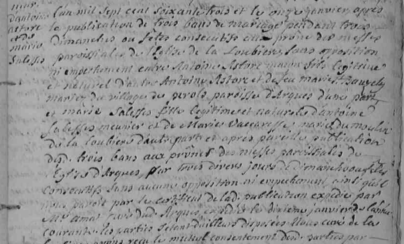 Mariage Astorg Antoine - Salesse Marie -1- 11_01_1763.jpg